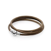 Bracciale Pandora in Pelle 590714CBN-T1 - 590714CBN-T1